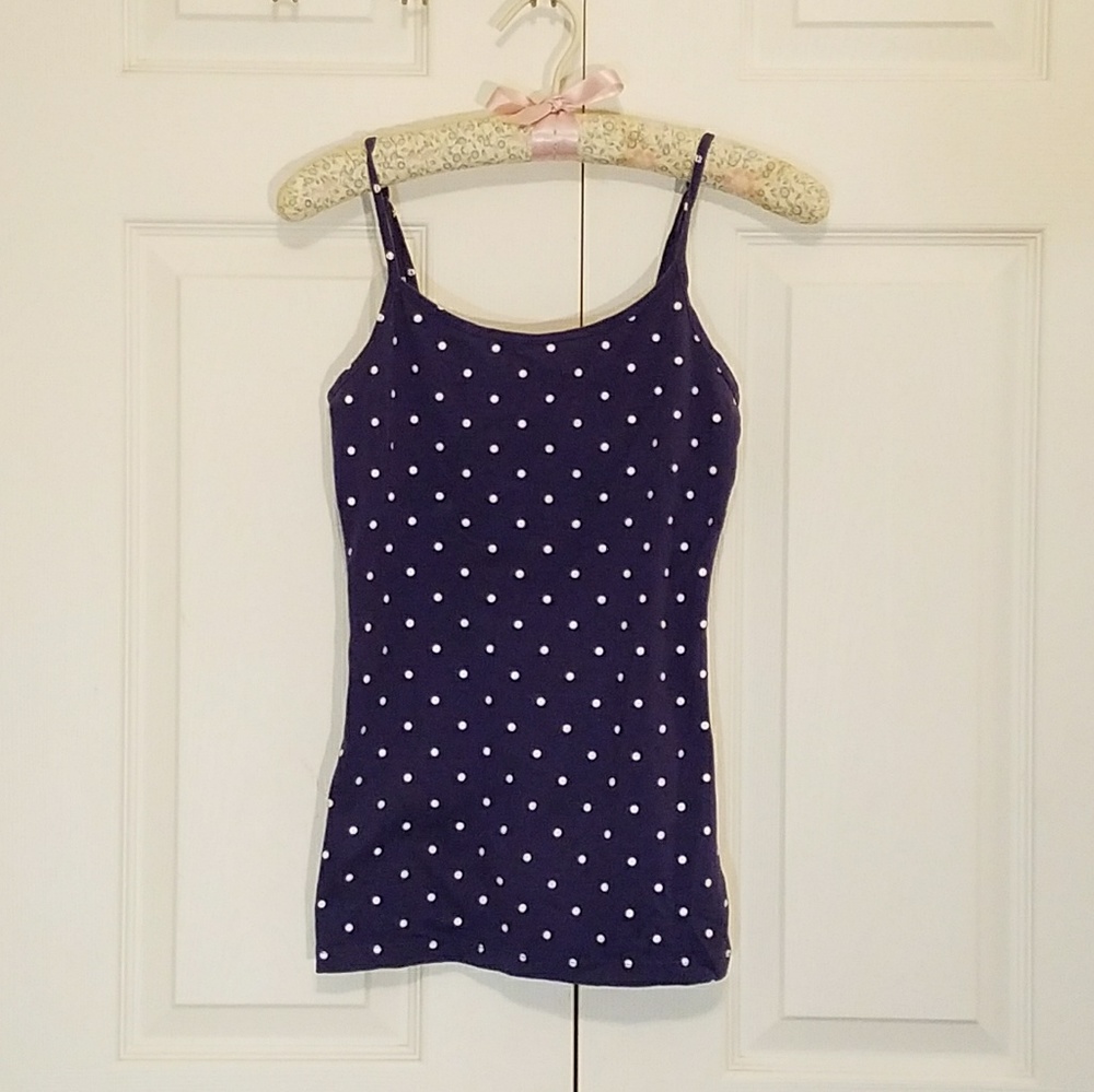 Nollie Blue with White Polka Dots Camisole 🎇✨